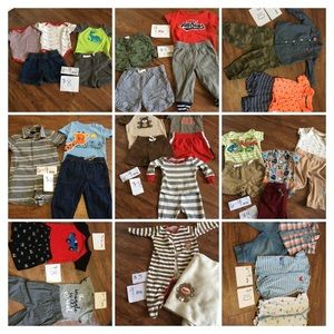 Lot of baby boy clothes-size 6-9 Months-31 pieces